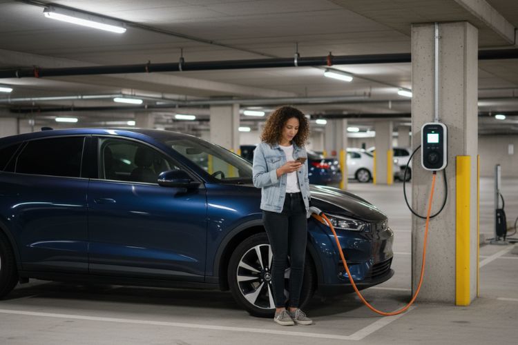 how to charge ev at apartment