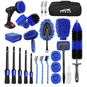 Complete car care brushes kit (Recommended)